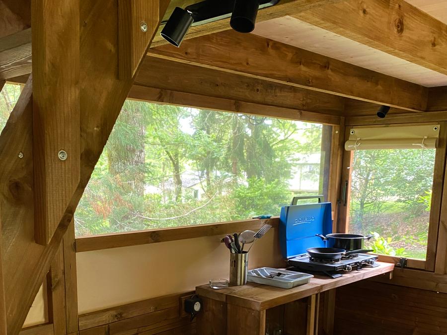 Tente en toile et en bois 2 personnes - Bivouac 3