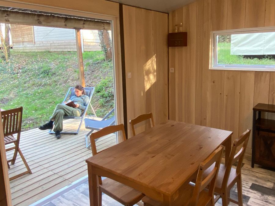 Mobilhome 4 personnes - CABANE 21m² / 2 chambres (sans sanitaires) 4
