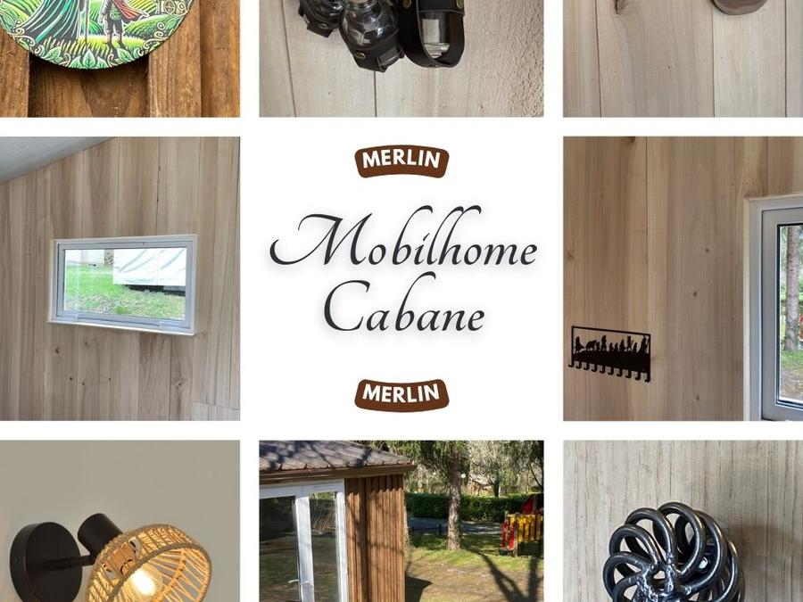 Mobilhome 4 personnes - CABANE 21m² / 2 chambres (sans sanitaires) 6