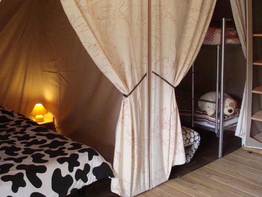 Tente en toile et en bois 4 personnes - Lodge Canada Confort 8