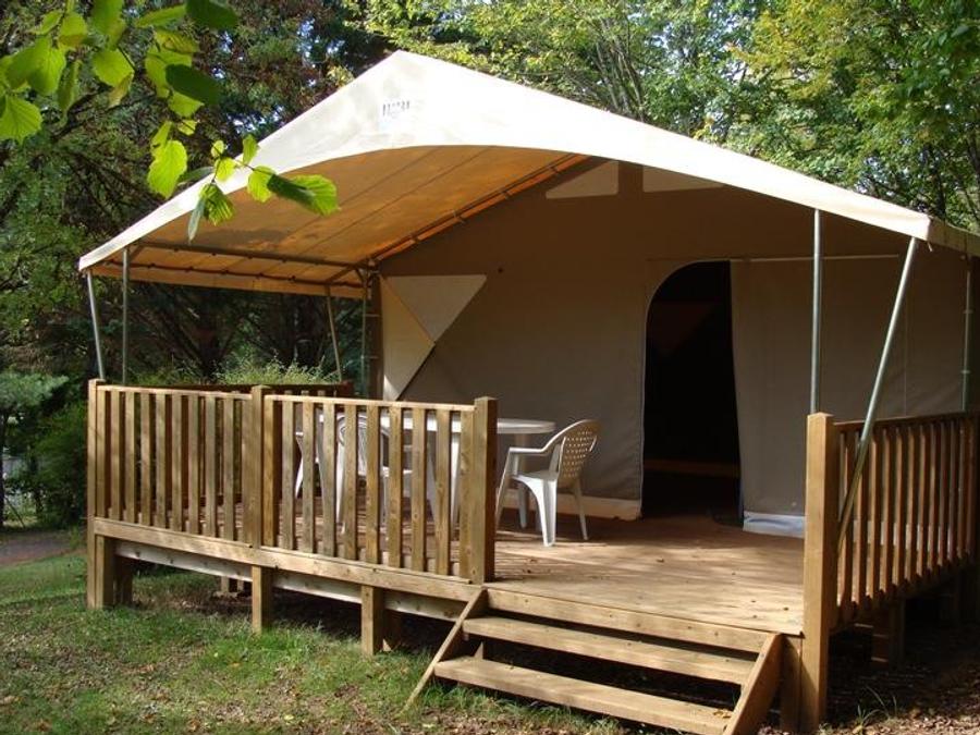 Tente en toile et en bois 4 personnes - Lodge Canada Confort 0