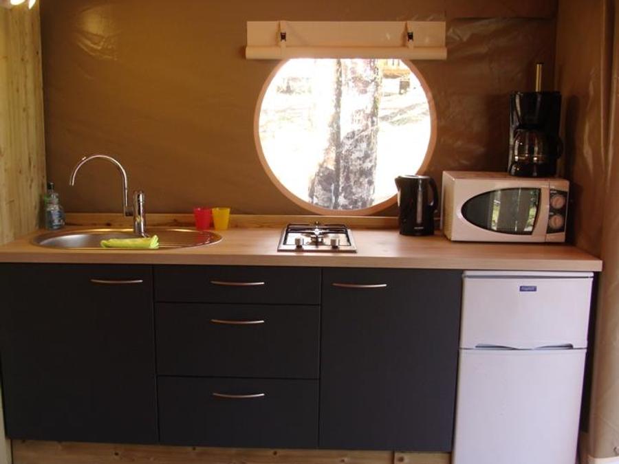 Tente en toile et en bois 4 personnes - Lodge Canada Confort 6