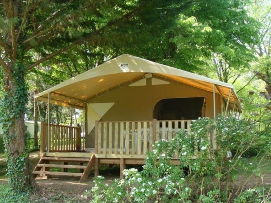 Tente en toile et en bois 4 personnes - Lodge Canada Classic 0