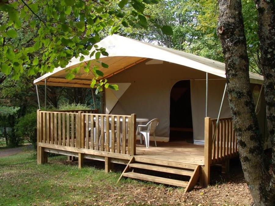 Tente en toile et en bois 4 personnes - Lodge Canada Classic 10