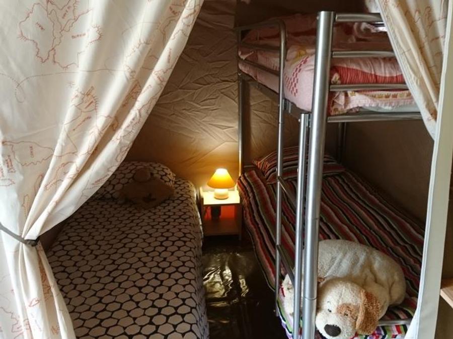 Tente en toile et en bois 4 personnes - Lodge Canada Classic 3