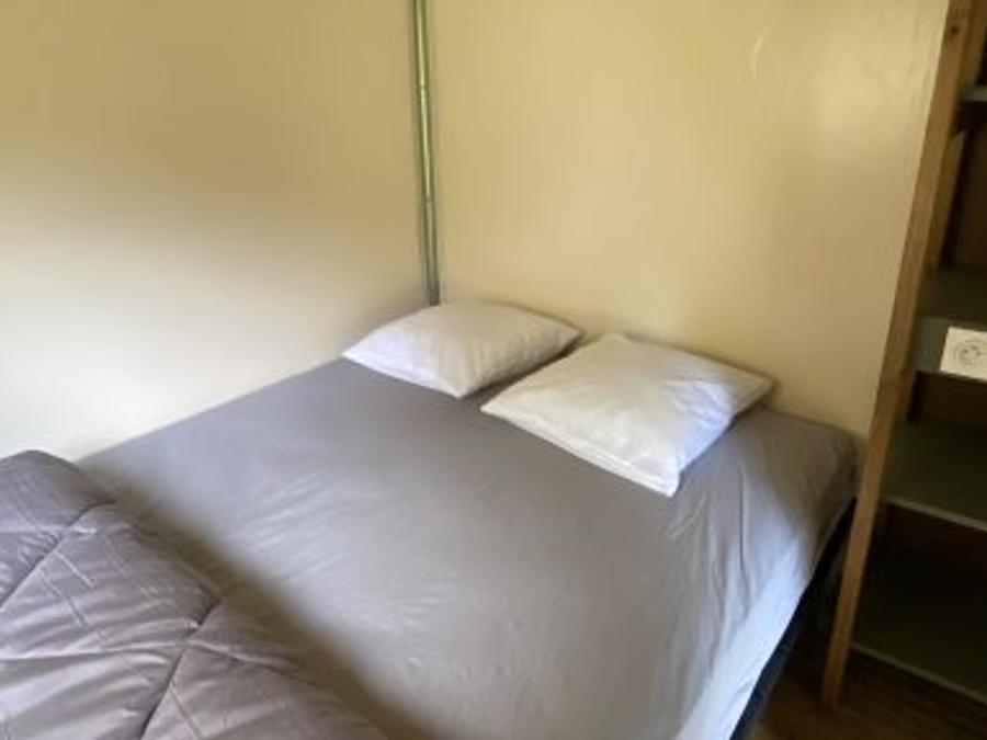 Tente en toile et en bois 4 personnes - NOMADE LODGE sans sanitaires 2