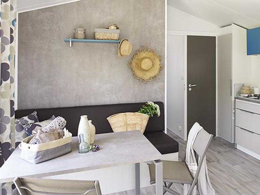 Mobilhome 4 personnes - Malaga Duo - 2 ch - 27 m2 (+Terrasse semi-couverte 8 m2) 4 personnes 1