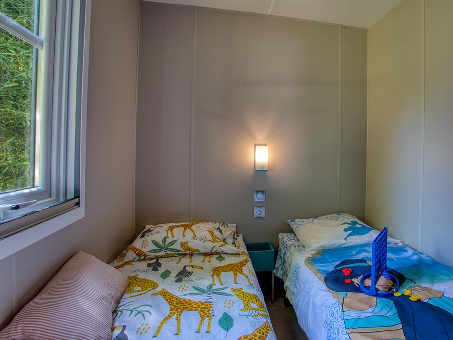Mobilhome 4 personnes - Mobil-Home Premium O'Hara 29-31m² (2ch-4pers) + Terrasse semi-couverte + Clim + LV + TV 8