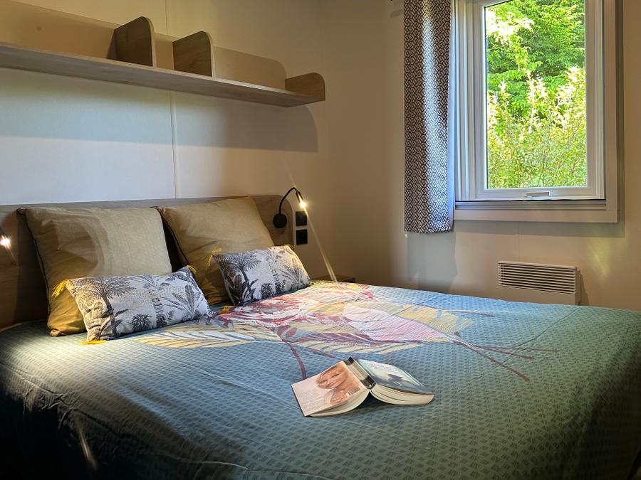 Mobilhome 4 personnes - Mobil-Home Confort Riviera 29m² (2 chambres) + terrasse couverte 18m² 4