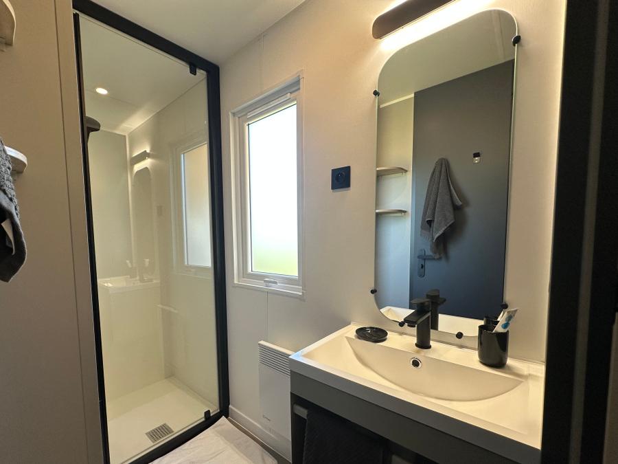 Mobilhome 4 personnes - Mobil-Home Confort Riviera 29m² (2 chambres) + terrasse couverte 18m² 6