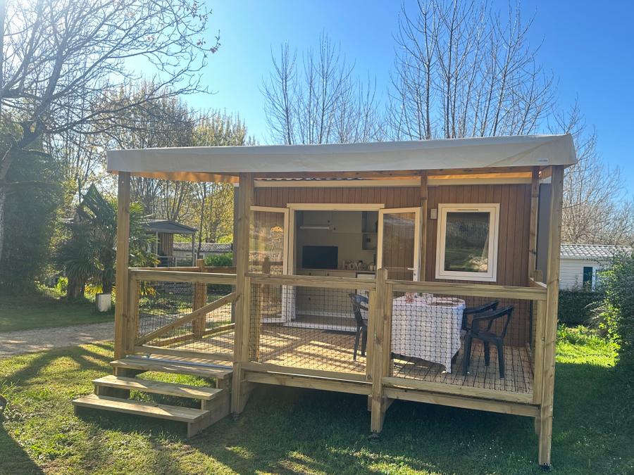 Mobilhome 2 personnes - Mobil-Home Confort Cahita 17,8m² (1chambre) + terrasse couverte 13,5m² 0