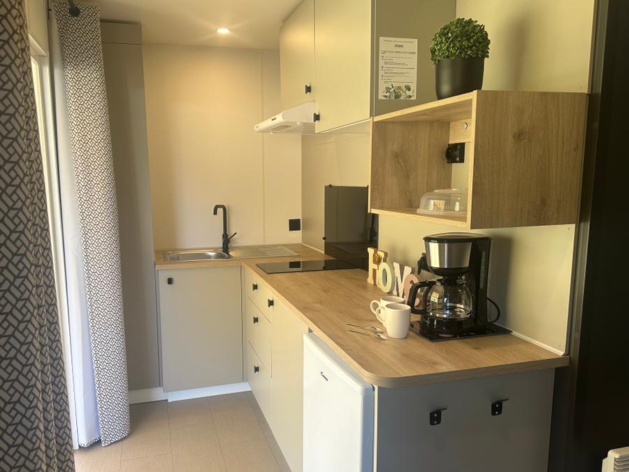 Mobilhome 2 personnes - Mobil-Home Confort Cahita 17,8m² (1chambre) + terrasse couverte 13,5m² 2