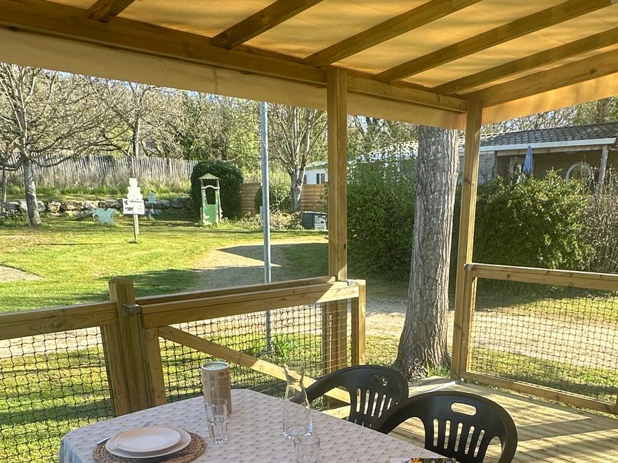 Mobilhome 2 personnes - Mobil-Home Confort Cahita 17,8m² (1chambre) + terrasse couverte 13,5m² 1