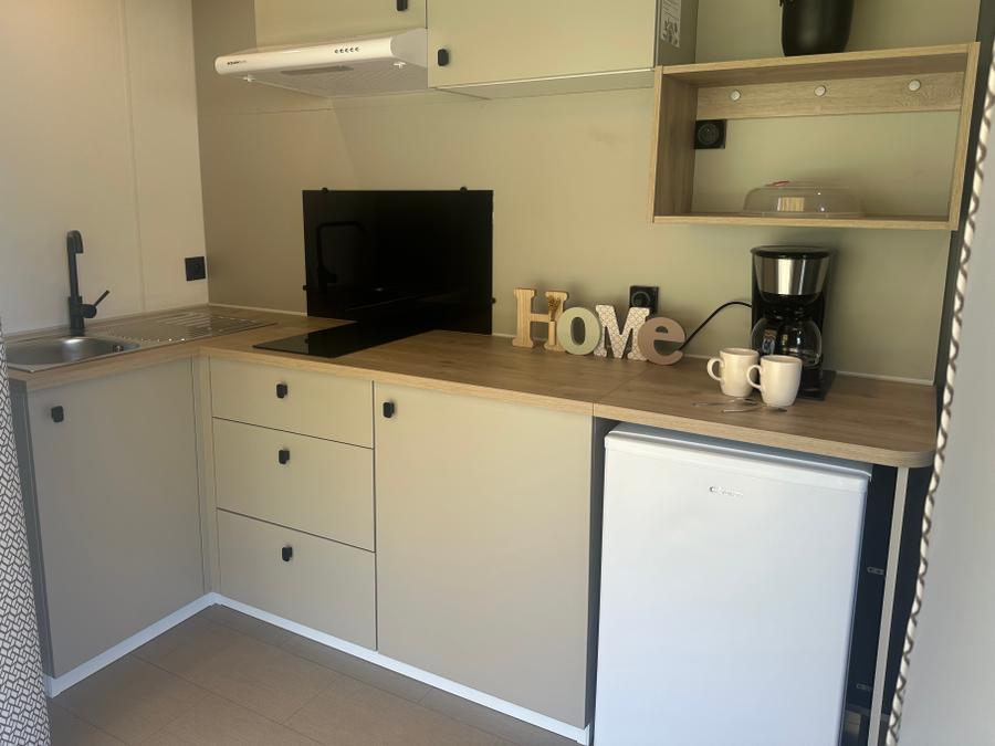Mobilhome 2 personnes - Mobil-Home Confort Cahita 17,8m² (1chambre) + terrasse couverte 13,5m² 3