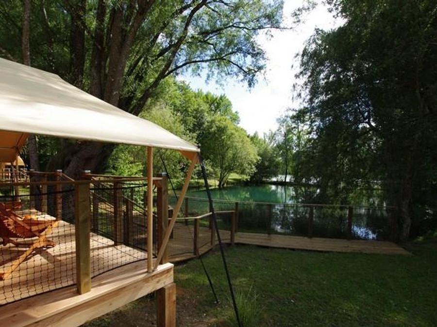 Bungalow toilé 4 personnes - Tente Lodge Insolite 2 chambres 7