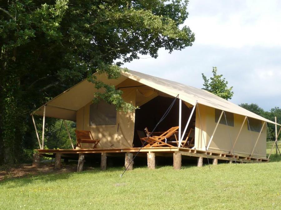 Bungalow toilé 4 personnes - Tente Lodge Insolite 2 chambres 5