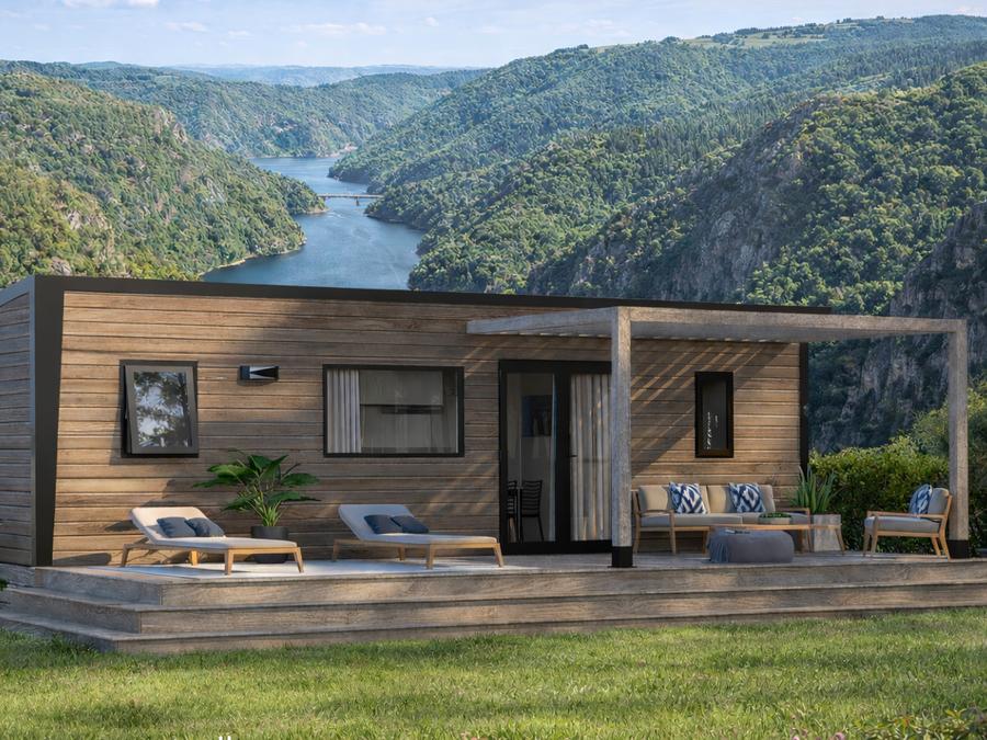 Mobilhome 6 personnes - Mobil Home SERAC Premium 36m2 (3ch 6 pers) Vue Lac 5