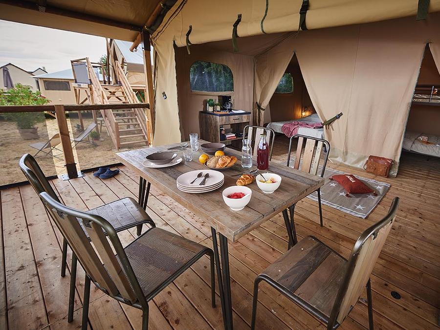 Tente 5 personnes - Tente KENYA Confort 34m² (2ch 5 pers.) sans sanitaires 3