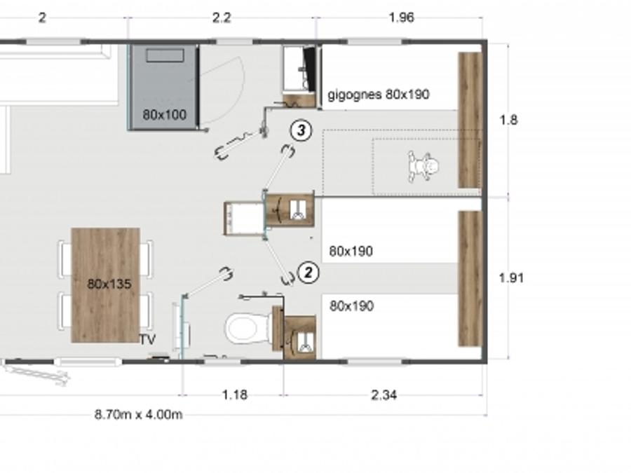 Lodge 6 personnes - Lodge