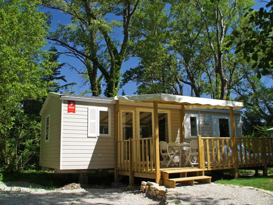 Mobilhome 6 personnes - Mobil-home Confort 33m² 3 chambres - terrasse semi-couverte - climatisation 6 pers 4