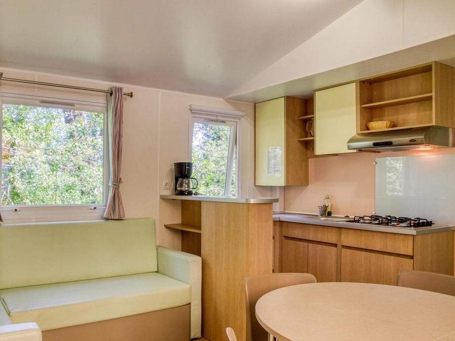 Mobilhome 6 personnes - Mobil-home Confort 33m² 3 chambres - terrasse semi-couverte - climatisation 6 pers 9