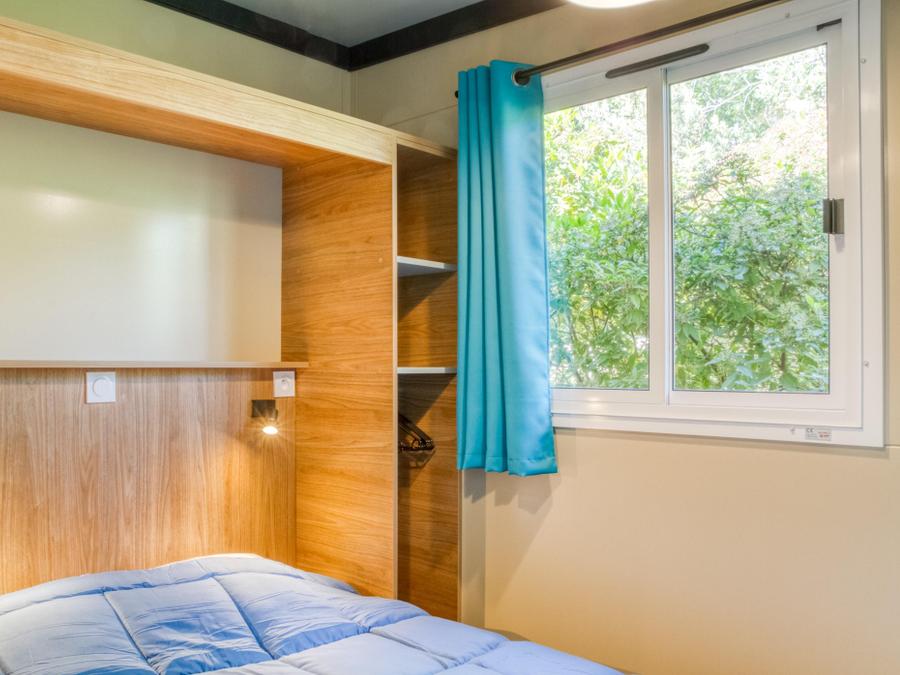 Chalet 5 personnes - Chalet Confort 25m² 2 chambres - terrasse couverte - climatisation 5 pers 3