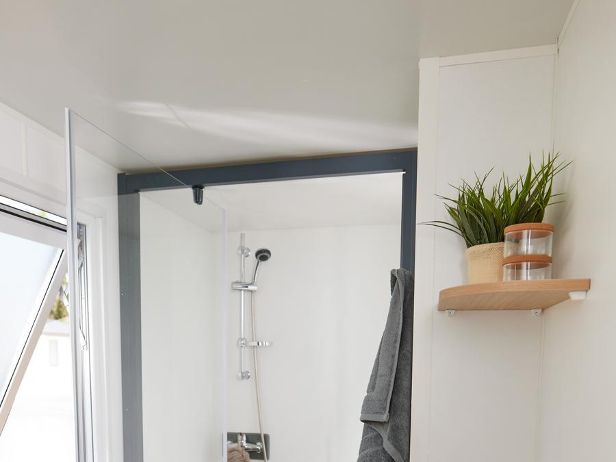 Mobilhome 4 personnes - Premium 29 m² 2 chambres terrasse semi-couverte + climatisation + LV 2