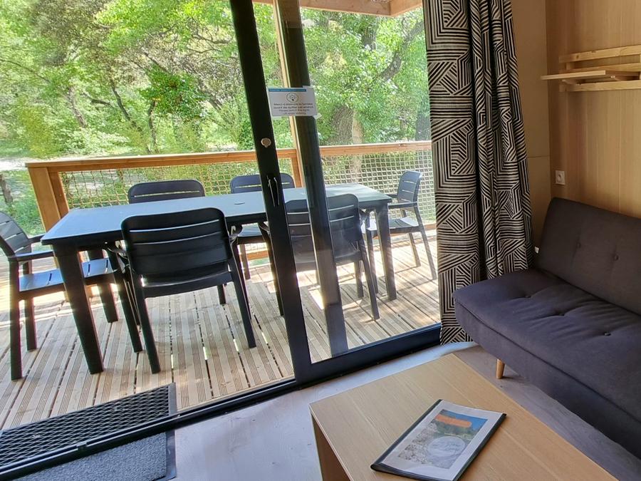 Chalet 6 personnes - Confort 35m² 3 chambres terrasse semi-couverte + climatisation 4
