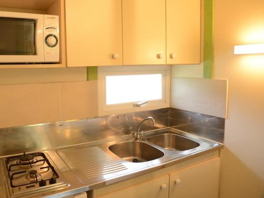 Chalet 6 personnes - Chalets (3 chambres, 43m²), terrasse 2