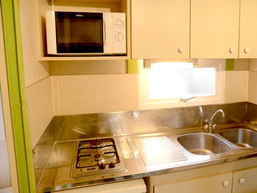 Chalet 4 personnes - Chalet (2 chambres, 30m²), terrasse 6
