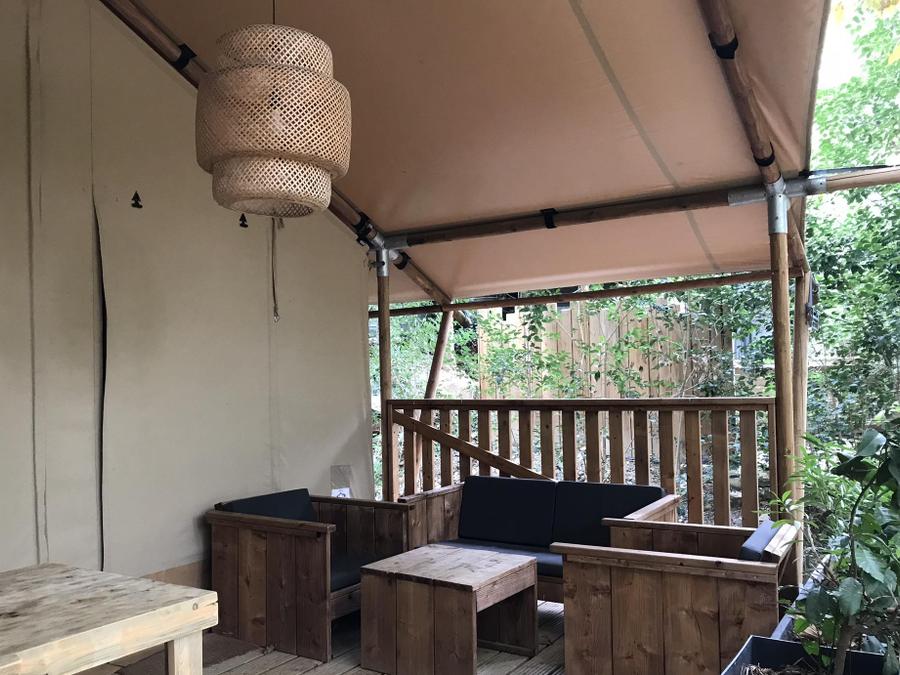 Lodge 6 personnes - Lodge Zen 34m² - 3 chambres - spa - cuisine - salle d'eau 2