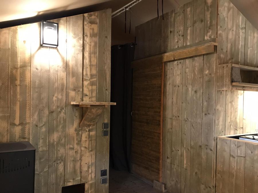 Lodge 6 personnes - Lodge Zen 34m² - 3 chambres - spa - cuisine - salle d'eau 5