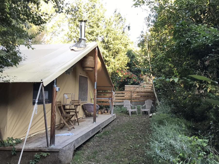 Lodge 4 personnes - Lodge Ruisseau 28m² - 2 chambres - Spa - cuisine - salle d'eau 0