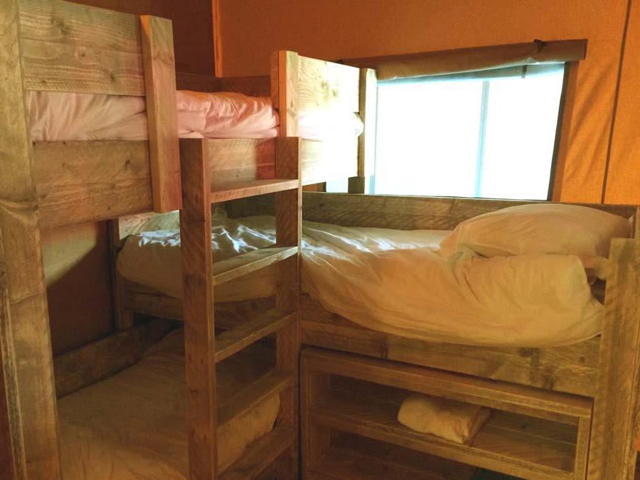 Lodge 4 personnes - Lodge Ruisseau 28m² - 2 chambres - Spa - cuisine - salle d'eau 9