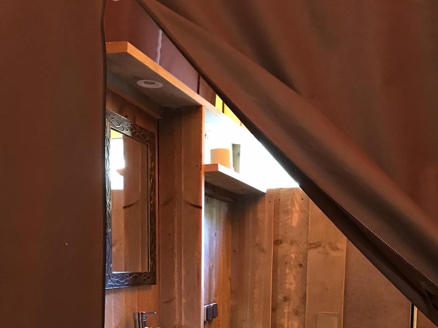Lodge 4 personnes - Lodge Ruisseau 28m² - 2 chambres - Spa - cuisine - salle d'eau 6