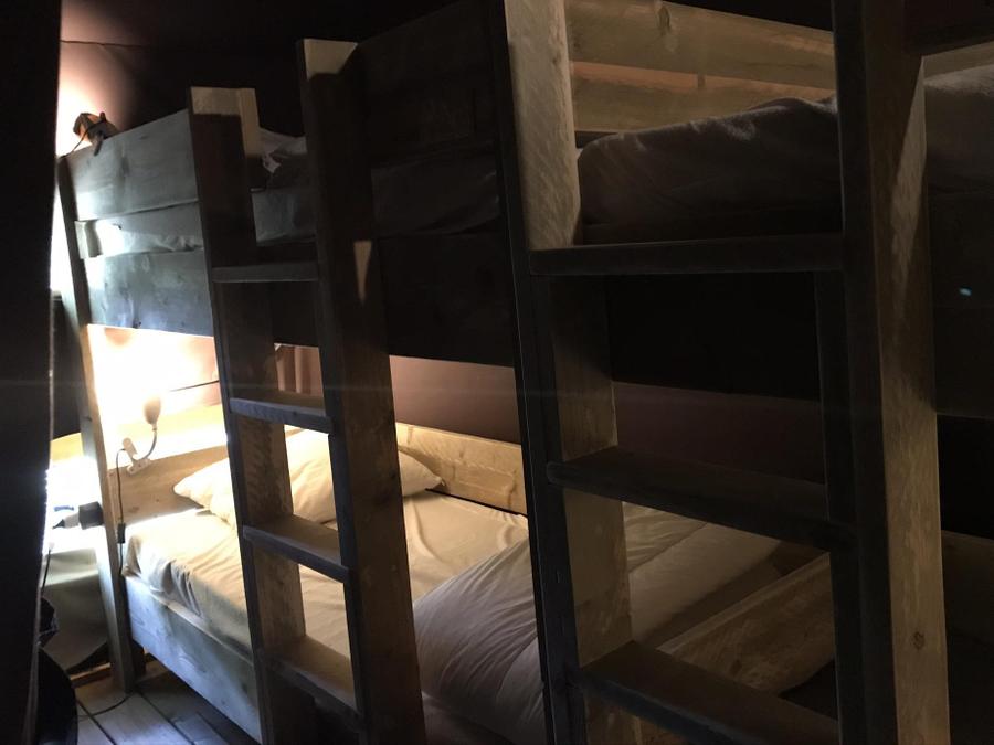 Lodge 4 personnes - Lodge Château 32m² - 2 chambres - Spa - cuisine - salle d'eau 7