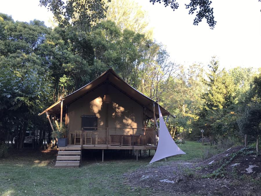 Lodge 4 personnes - Lodge Naturel 30m² + 15m² en mezzanine - 2 chambres - cuisine - salle d'eau 0