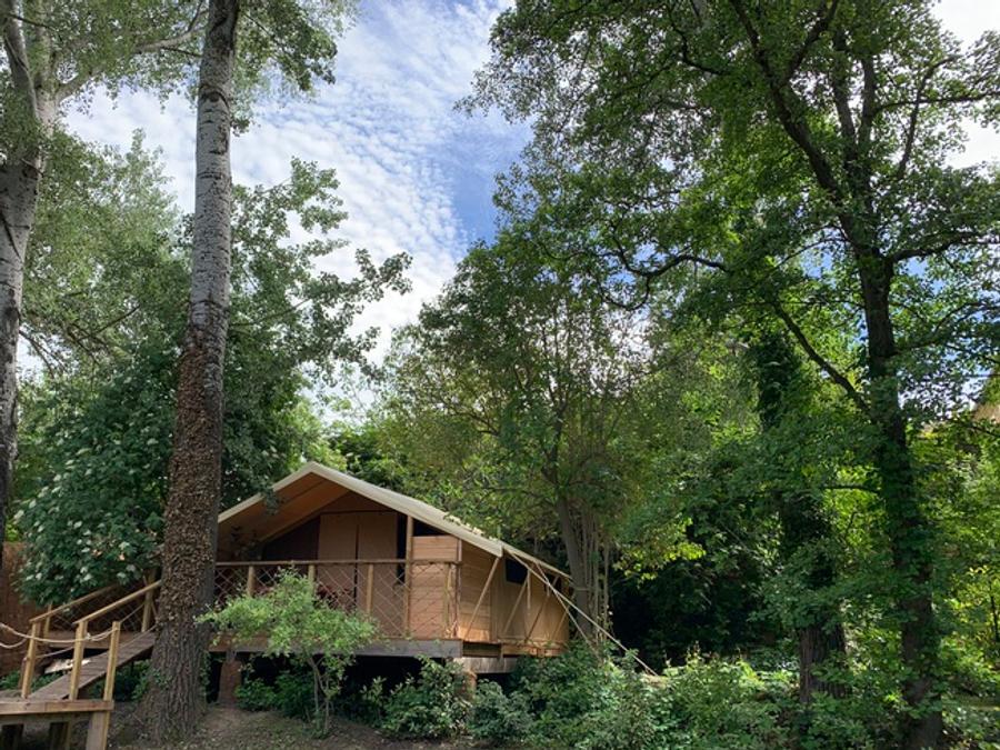 Lodge 4 personnes - Lodge Clairière - 25m2 - 2 chambres - cuisine -spa - sans sanitaires 0