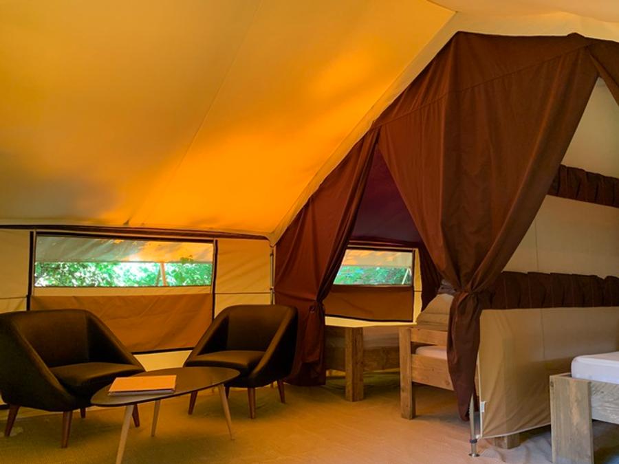 Lodge 4 personnes - Lodge Clairière - 25m2 - 2 chambres - cuisine -spa - sans sanitaires 8