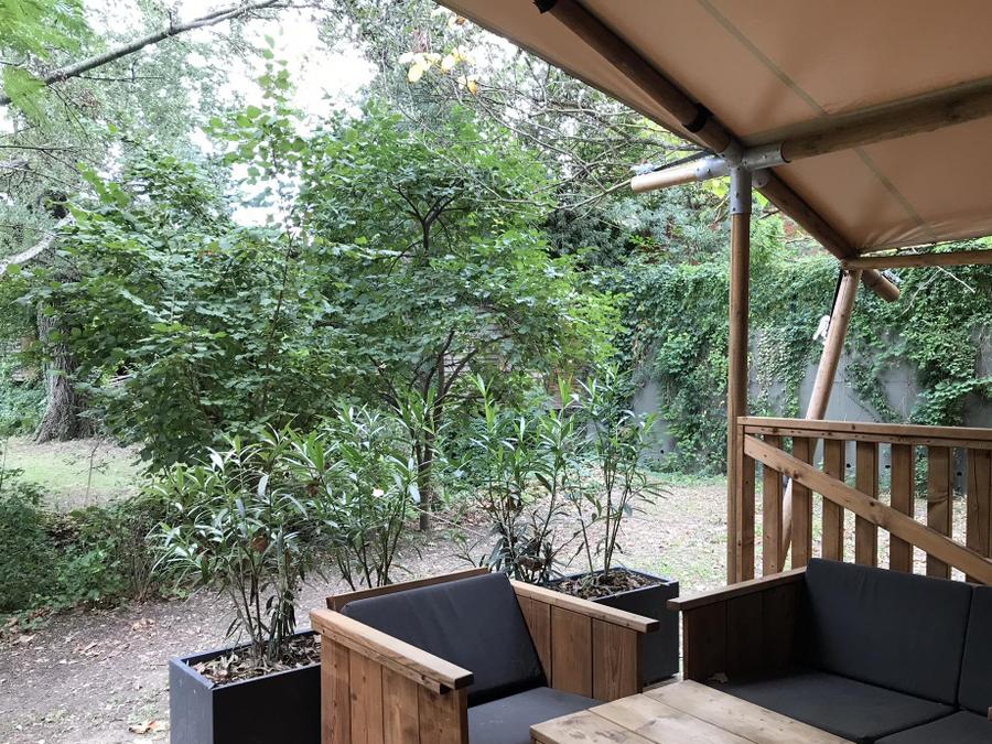 Lodge 6 personnes - Lodge Jasmin 34m² - 3 chambres - cuisine - salle d'eau 1