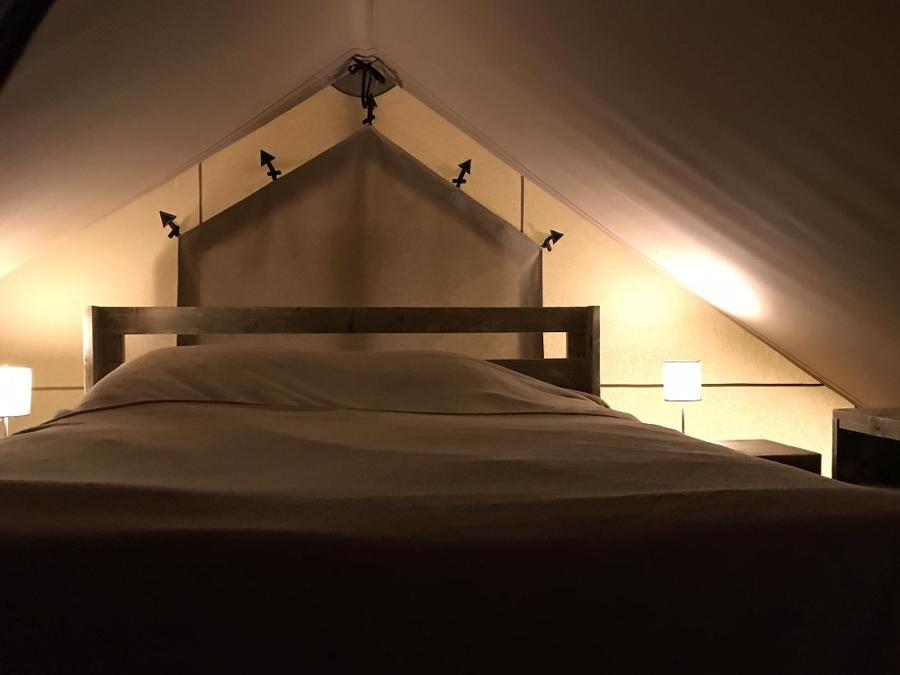 Lodge 4 personnes - Lodge Essentiel 30m² + 15m² en mezzanine - 2 chambres - cuisine - salle d'eau 9