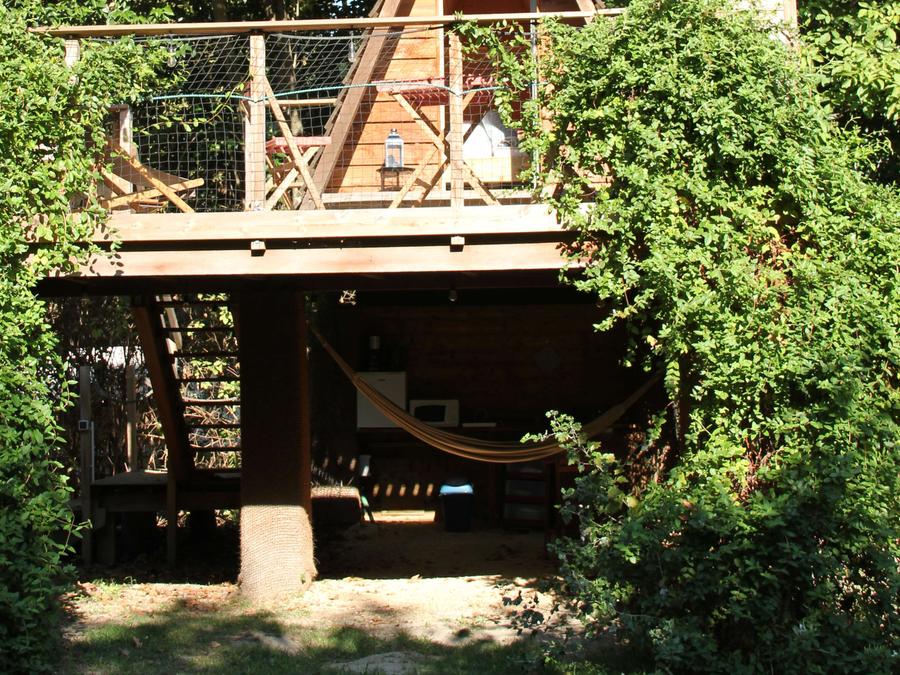 Chalet 2 personnes - Cabane perchée source - sans douche - avec wc et cuisine 12