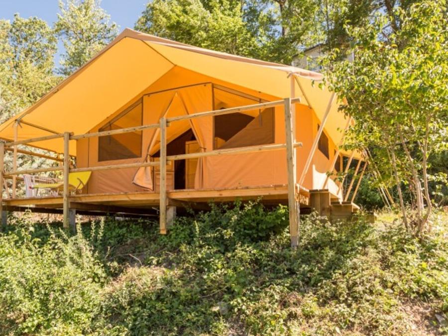 Tente en toile et en bois 5 personnes - Tente Ciela Nature - 2 chambres (sans sanitaire) 0
