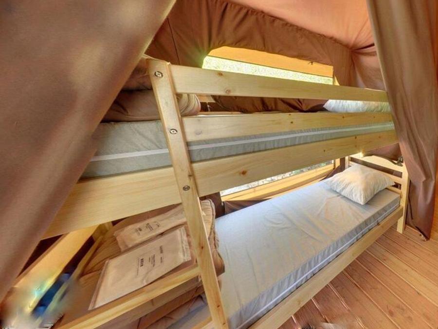 Tente 5 personnes - Tente Ciela Nature Lodge SPA - 3 chambres - Cuisine équipée - Salle de bain 5