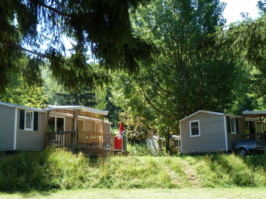 Mobilhome 6 personnes - Mobil-home Orchidée Grand Confort 35m² - 2 chambres + terrasse couverte + CLIM + TV + LV 1/6 pers 0