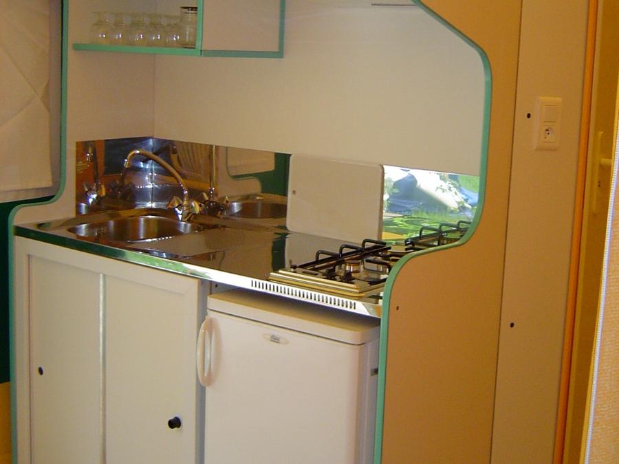 Bungalow toilé 5 personnes - Bungalow toilé Pagan Standard 25m² - 2 chambres - avec sanitaires 2/5 pers 8