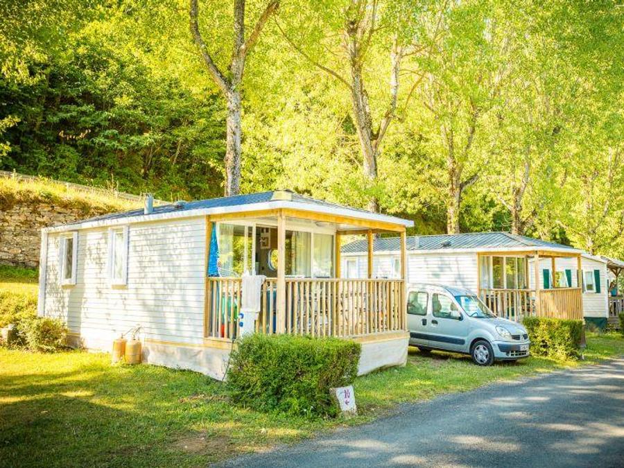 Mobilhome 4 personnes - Mobil-home Louisiane Confort 26 m² - 2 chambres + terrasse couverte + TV 2/4 pers 4