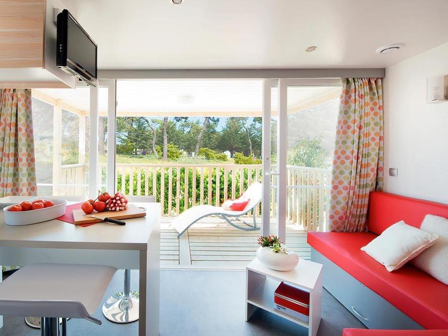 Mobilhome 6 personnes - Mobil-home O'hara Confort 25 m² - 2 chambres + Terrasse couverte + TV 4/6 pers 1