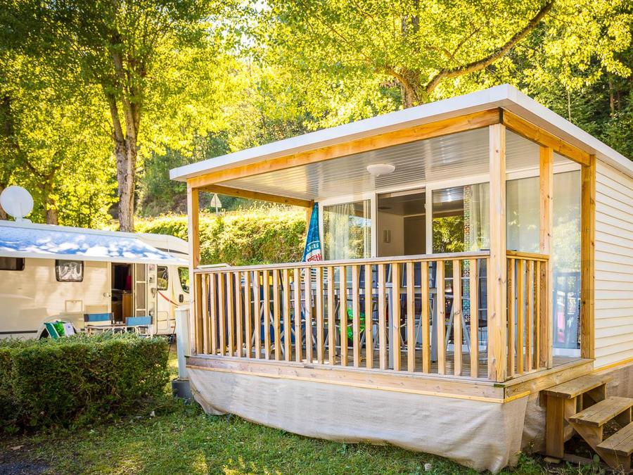 Mobilhome 6 personnes - Mobil-home O'hara Confort 25 m² - 2 chambres + Terrasse couverte + TV 4/6 pers 0
