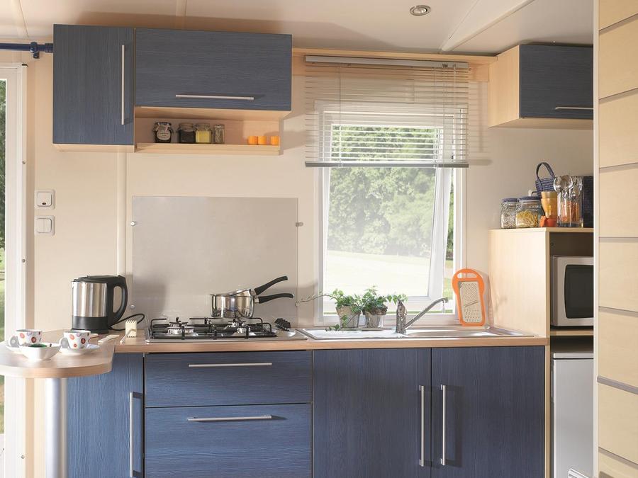 Mobilhome 6 personnes - Mobil-home Mercure Confort 28m² - 2 chambres + terrasse couverte 4/6 pers 8